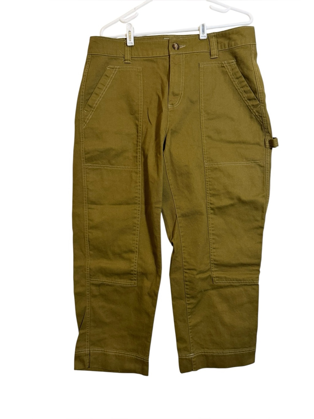 Old Navy Olive Utility Cargo Pants sz 14